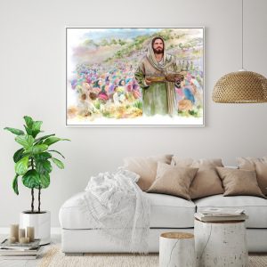 Wall Art - Miracle Of 5 Loaves And 2 Fishes - Canvas Prints-Poster Prints