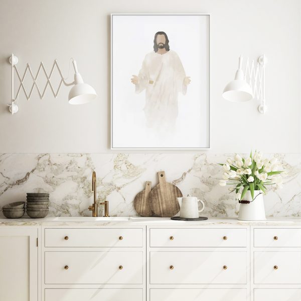Wall Art - Christ's Embrace - Canvas Prints-Poster Prints - Image 3