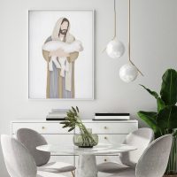 Wall Art - He Leaves The Ninety And Nine - Canvas Prints-Poster Prints