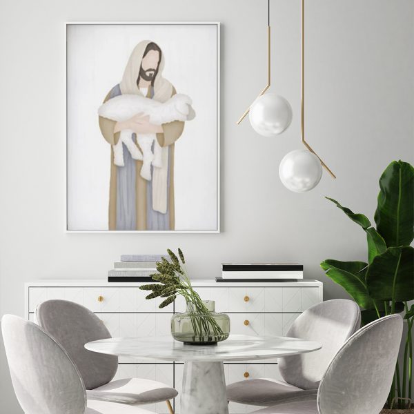 Wall Art - He Leaves The Ninety And Nine - Canvas Prints-Poster Prints