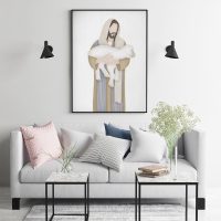 Wall Art - He Leaves The Ninety And Nine - Canvas Prints-Poster Prints - Image 2