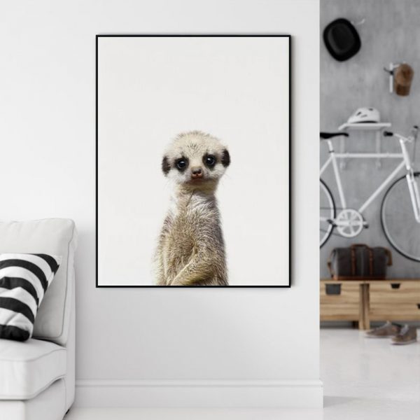 Wall Art - Meerkat - Canvas Prints-Poster Prints - Image 2