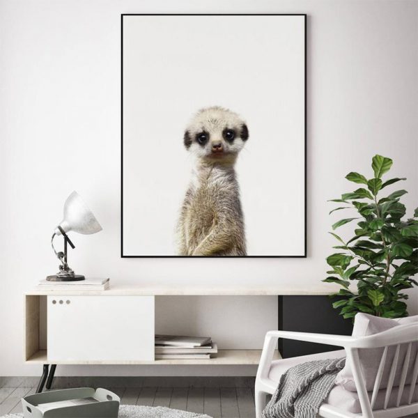 Wall Art - Meerkat - Canvas Prints-Poster Prints - Image 3