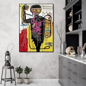 Wall Art - Versus Medici By Michel Basquiat - Canvas Prints-Poster Prints