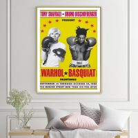 Wall Art - Warhol Basquiat Boxing - Canvas Prints-Poster Prints - Image 2
