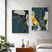 Wall art - Abstract Monstera (2 sets)- Canvas Prints- Poster Prints - Image 3