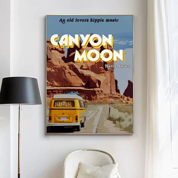 Wall Art - Canyon Moon - Canvas Prints-Poster Prints - Image 2