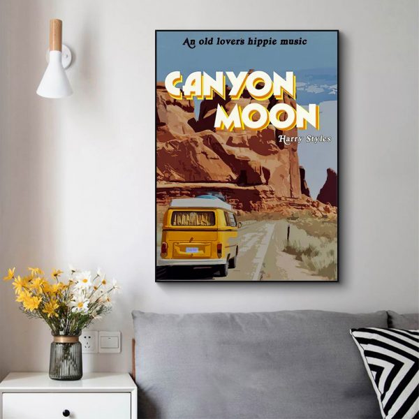 Wall Art - Canyon Moon - Canvas Prints-Poster Prints