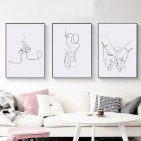 Wall Art  - Couples 3 Sets - Poster Prints -Canvas Prints - Image 2