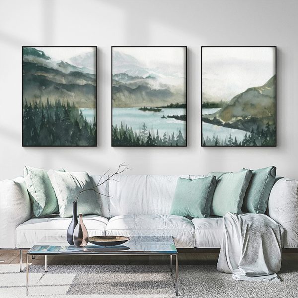 Wall Art  - Landscape 3 Sets - Poster Prints -Canvas Prints - Image 2