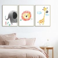 Wall Art  - Nursery Safari 3 Sets - Poster Prints -Canvas Prints - Image 3