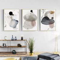 Wall Art  - Pink Vibe 3 Sets - Poster Prints -Canvas Prints