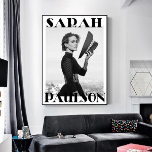 Wall Art - Sarah Paulson - Canvas Prints-Poster Prints