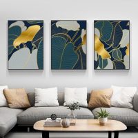 Wall Art  - Abstract Monstera 3 Sets - Poster Prints -Canvas Prints - Image 2