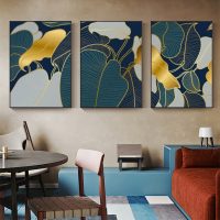 Wall Art  - Abstract Monstera 3 Sets - Poster Prints -Canvas Prints - Image 3