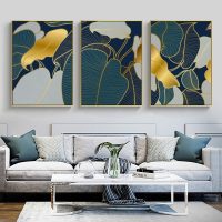 Wall Art  - Abstract Monstera 3 Sets - Poster Prints -Canvas Prints