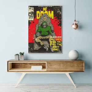 Wall Art - MF DOOM Music - Canvas Prints-Poster Prints