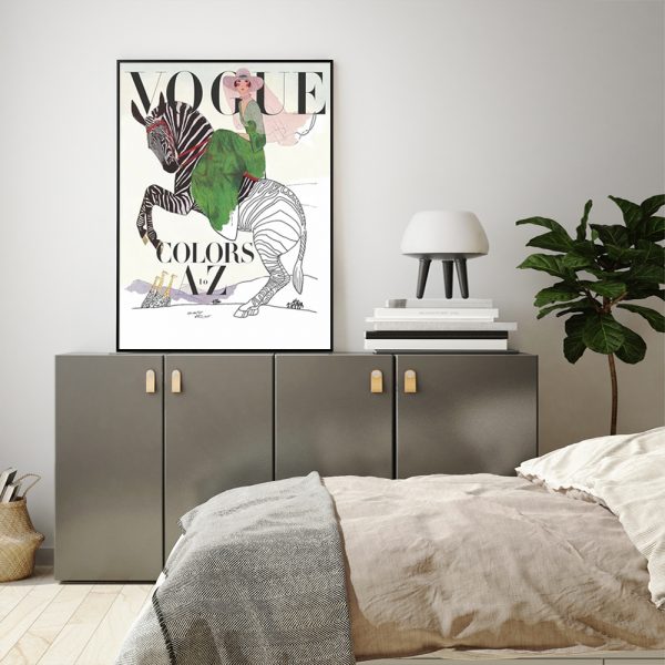 Wall Art - Vogue Lady - Canvas Prints-Poster Prints - Image 2