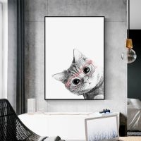 Wall Art - Cat With Glasses - Canvas Prints-Poster Prints - Image 3