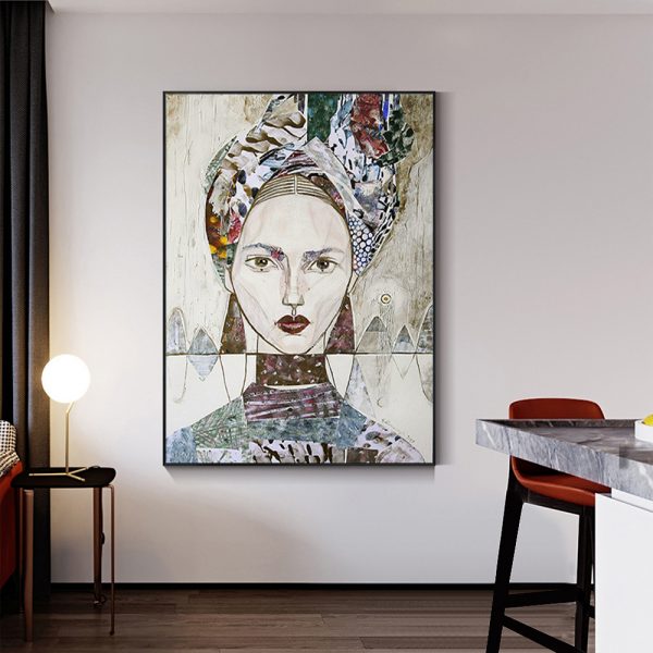 Wall Art - Woman Face I - Canvas Prints-Poster Prints - Image 2