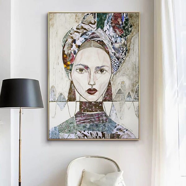 Wall Art - Woman Face I - Canvas Prints-Poster Prints - Image 3