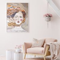 Wall Art - Woman Face II - Canvas Prints-Poster Prints - Image 3