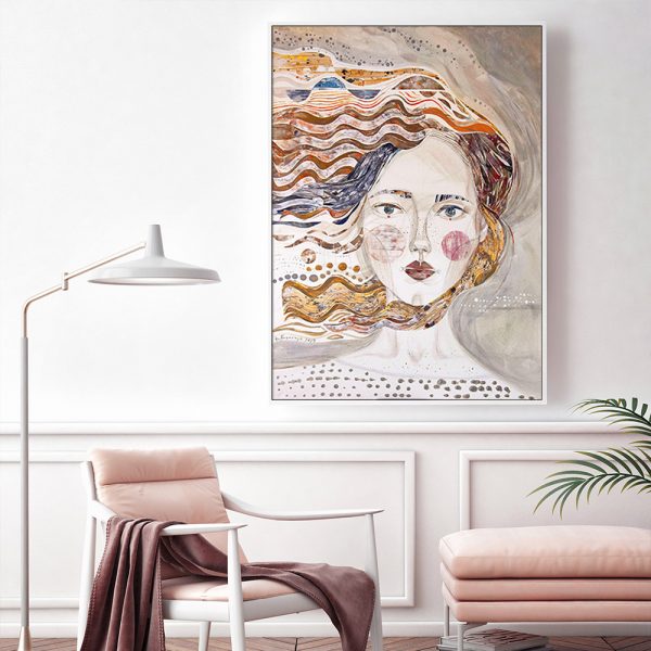 Wall Art - Woman Face II - Canvas Prints-Poster Prints
