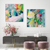 Wall Art - Hints Of Summer (2 sets)- Canvas Prints-Poster Prints