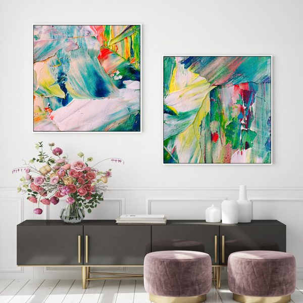 Wall Art - Hints Of Summer (2 sets)- Canvas Prints-Poster Prints