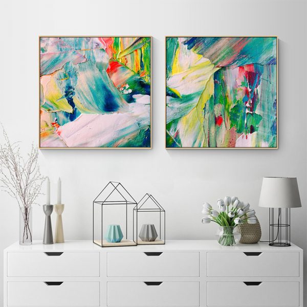 Wall Art - Hints Of Summer (2 sets)- Canvas Prints-Poster Prints - Image 2