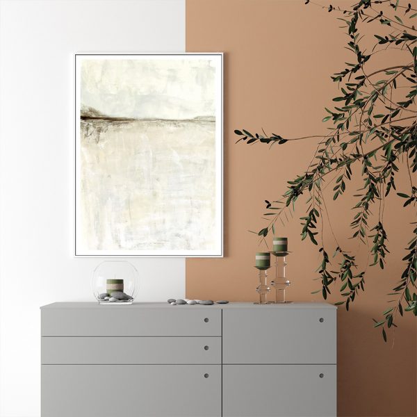 Wall Art - Abstract Neutral Landscape - Canvas Prints-Poster Prints - Image 3