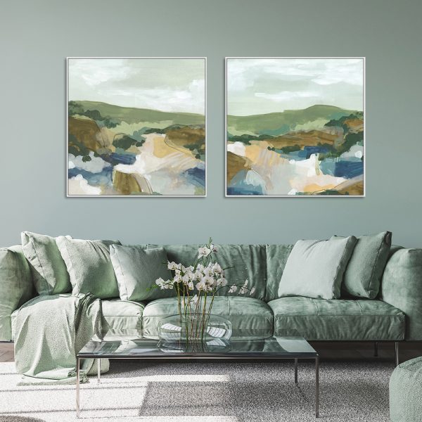 Wall Art - Abstract Landscape (2 sets)- Canvas Prints-Poster Prints
