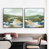 Wall Art - Abstract Landscape (2 sets)- Canvas Prints-Poster Prints - Image 3