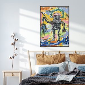 Wall Art - Basquiat Fishing 1981 - Canvas Prints-Poster Prints
