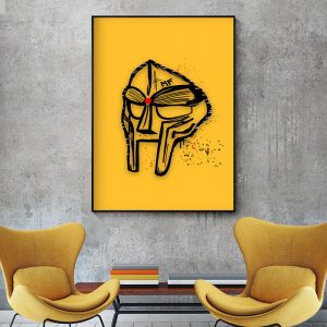 Wall Art - MF DOOM Art - Canvas Prints-Poster Prints