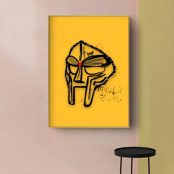 Wall Art - MF DOOM Art - Canvas Prints-Poster Prints - Image 2