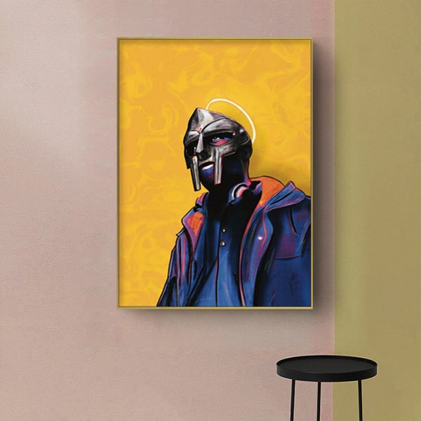 Wall Art - MF Doom Portait - Canvas Prints-Poster Prints