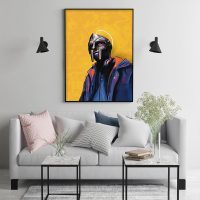 Wall Art - MF Doom Portait - Canvas Prints-Poster Prints - Image 2