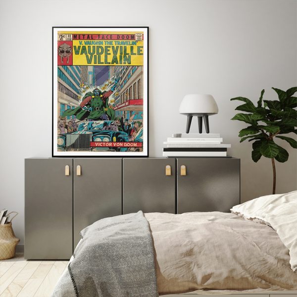 Wall Art - MF Doom Vaudeville Villain - Canvas Prints-Poster Prints - Image 2