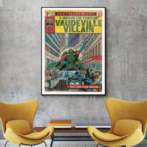 Wall Art - MF Doom Vaudeville Villain - Canvas Prints-Poster Prints