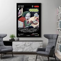 Wall Art - Mf Doom Food Album Black - Canvas Prints-Poster Prints