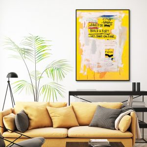 Wall Art - Pay For Soup - Basquiat Art - Canvas Prints-Poster Prints