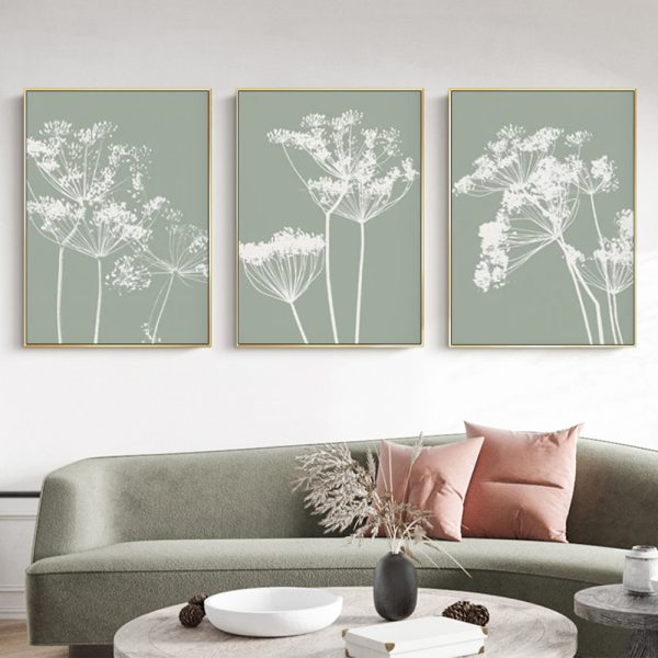 Wall Art  - Sage Green 3 Sets - Poster Prints -Canvas Prints