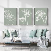 Wall Art  - Sage Green 3 Sets - Poster Prints -Canvas Prints - Image 3