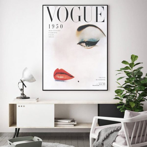 Wall Art - Vogue Lady - Canvas Prints-Poster Prints - Image 3