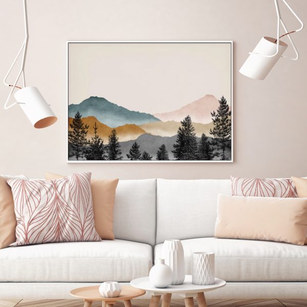 Wall Art - Watercolor Mountain - Canvas Prints-Poster Prints - Image 2