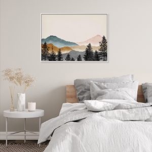 Wall Art - Watercolor Mountain - Canvas Prints-Poster Prints