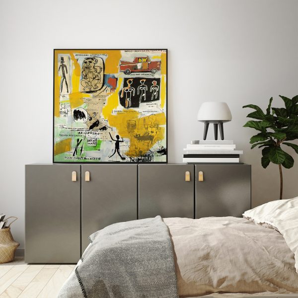 Wall Art - Aboriginal By Basquiat - Canvas Prints-Poster Prints