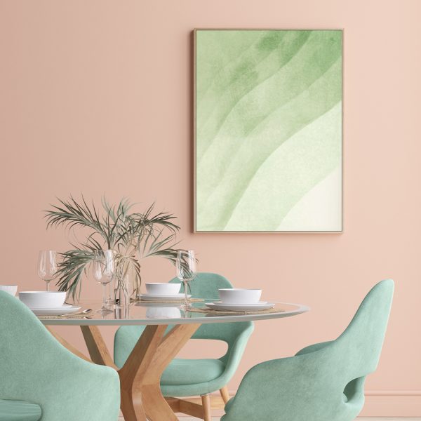 Wall Art - Abstract Green Wall Art  - Canvas Prints-Poster Prints - Image 3