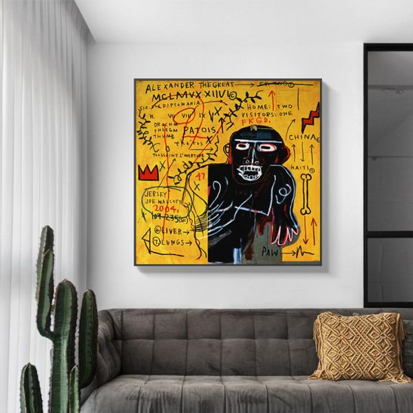 Wall Art - All Colored Cast By Basquiat - Canvas Prints-Poster Prints - Image 3